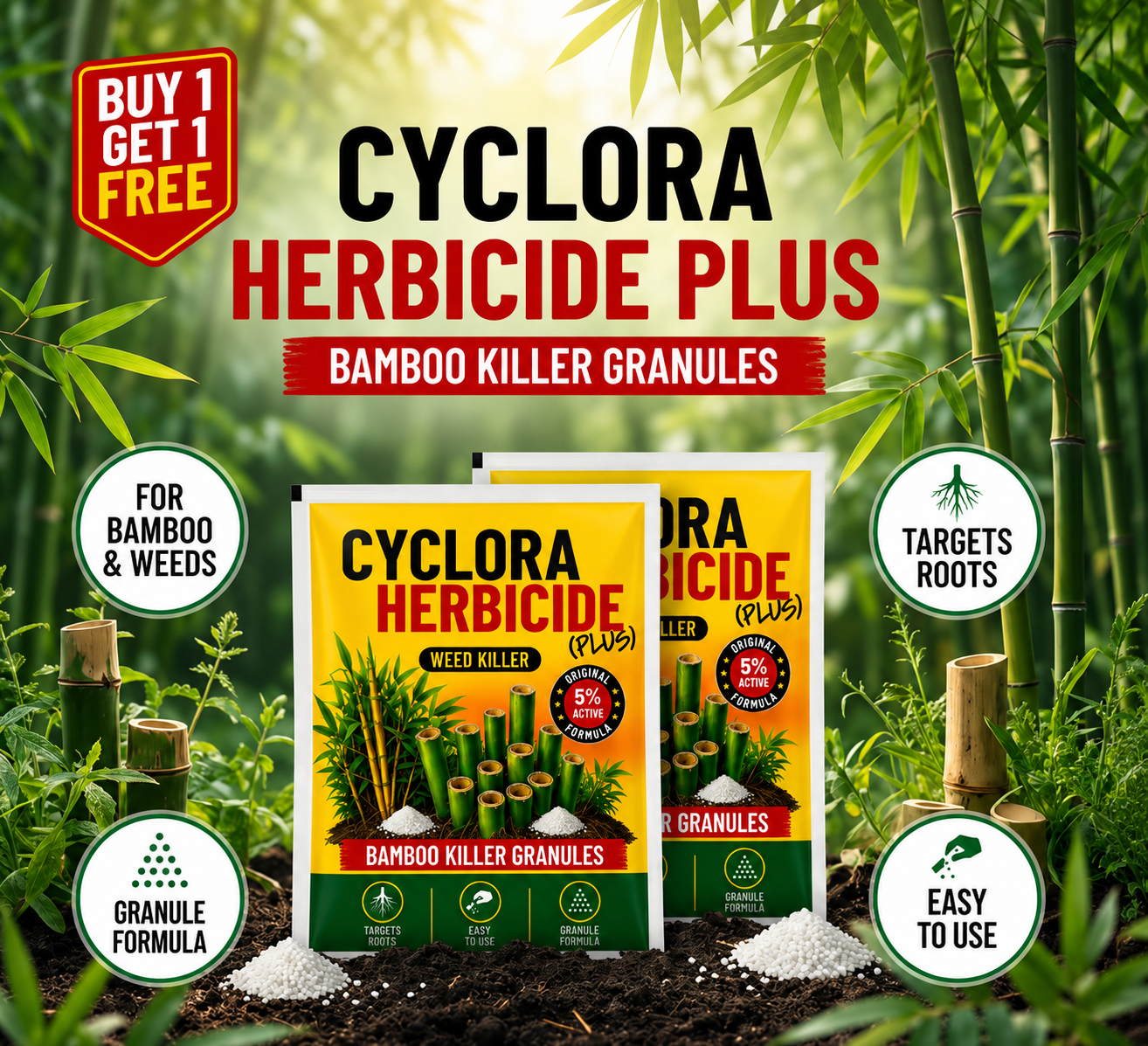 🌿 Cyclora Herbicide Plus Granules | 🔥 BUY 1 GET 1 FREE 🔥