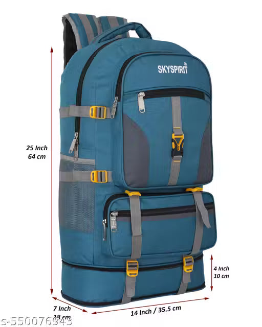 🎒 Skyspirit 60L Heavy-Duty Trekking Rucksack Backpack for Men & Women
