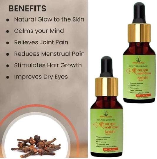 Ayurvedic Ramban Nabhi Oil (30 ml, Pack of 2)